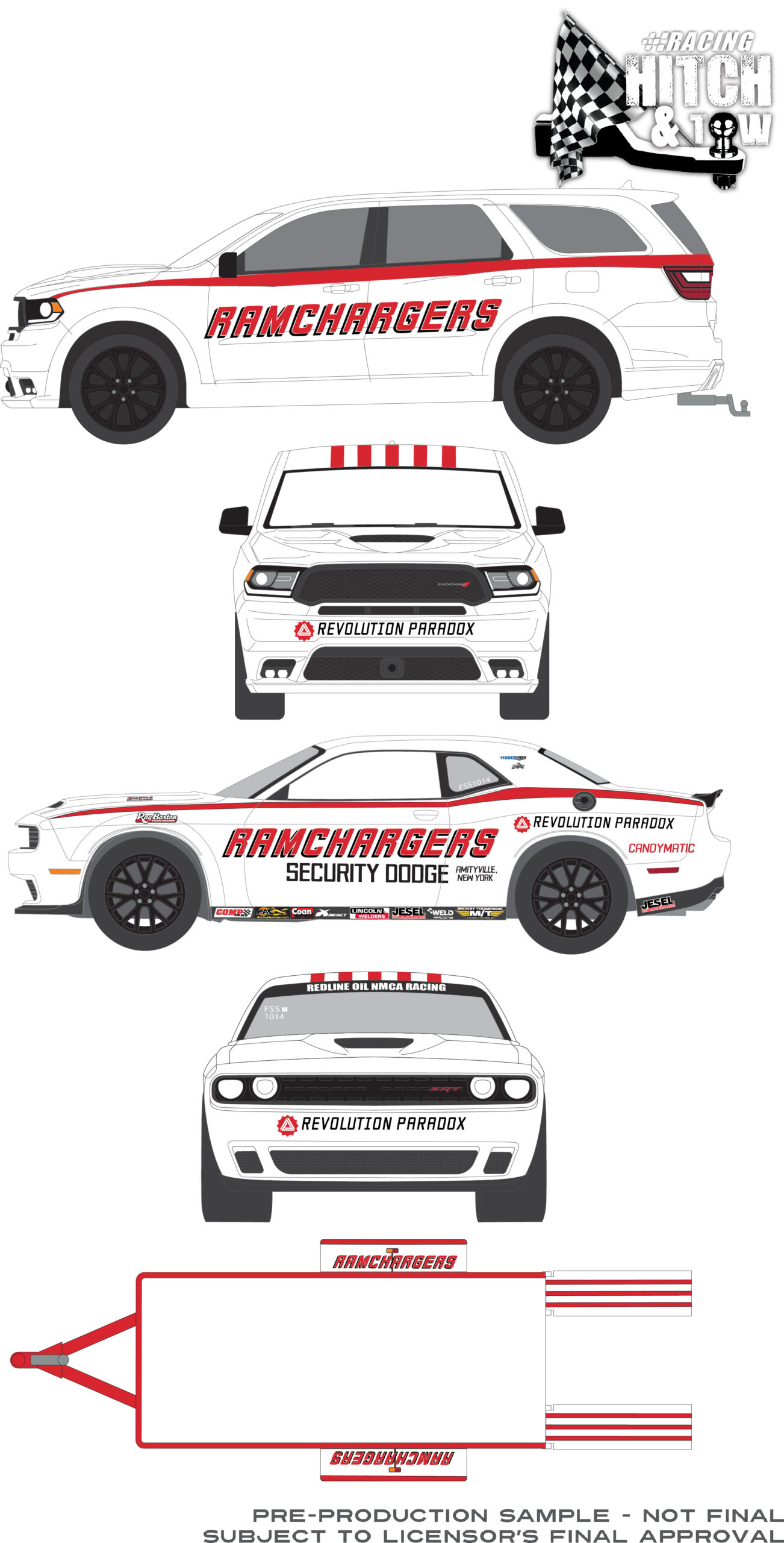 GL31190-06 Racing Hitch & Tow Series 6 Assortment PK 12 - Image 3