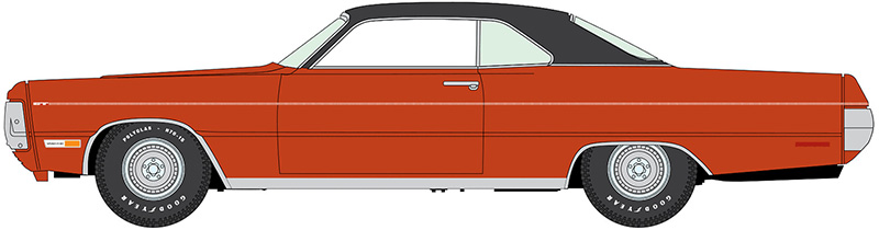 RD-AWSP192-A 1970 Plymouth Sport Fury Burnt Orange Poly-PK12
